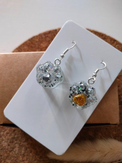 Boucles d'oreilles argent