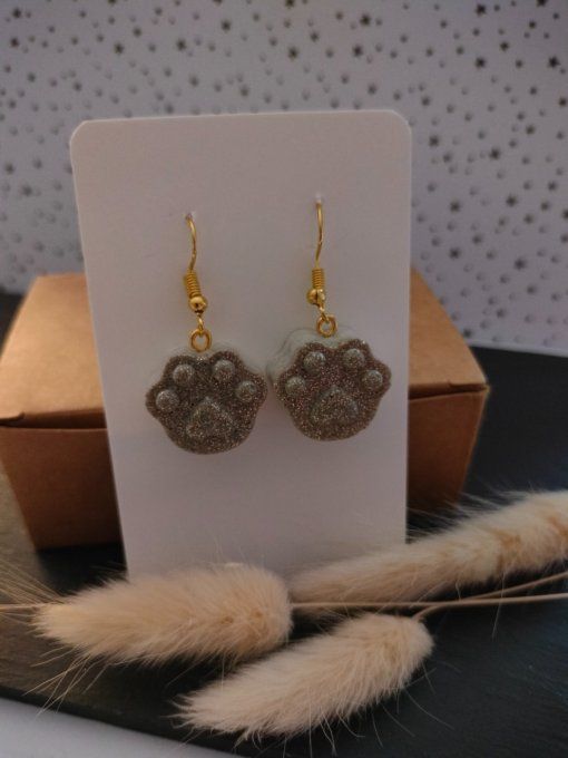 Boucles d'oreilles mat