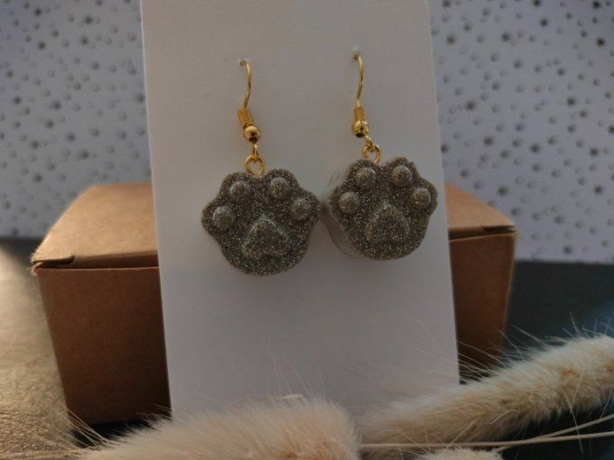 Boucles d'oreilles mat