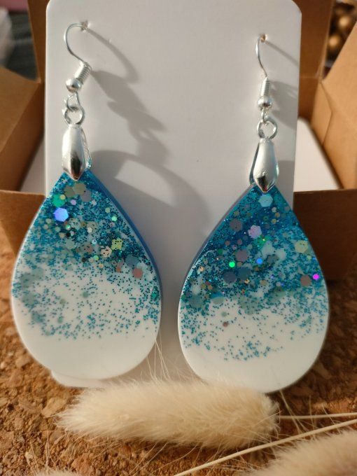 Boucles d'oreilles goutte d'eau